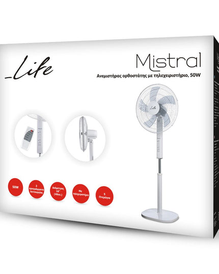 Life Mistral Ανεμιστήρας Δαπέδου