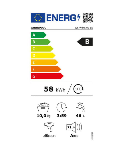 Whirlpool W6 W945SB EE Πλυντηρίων Ρούχων