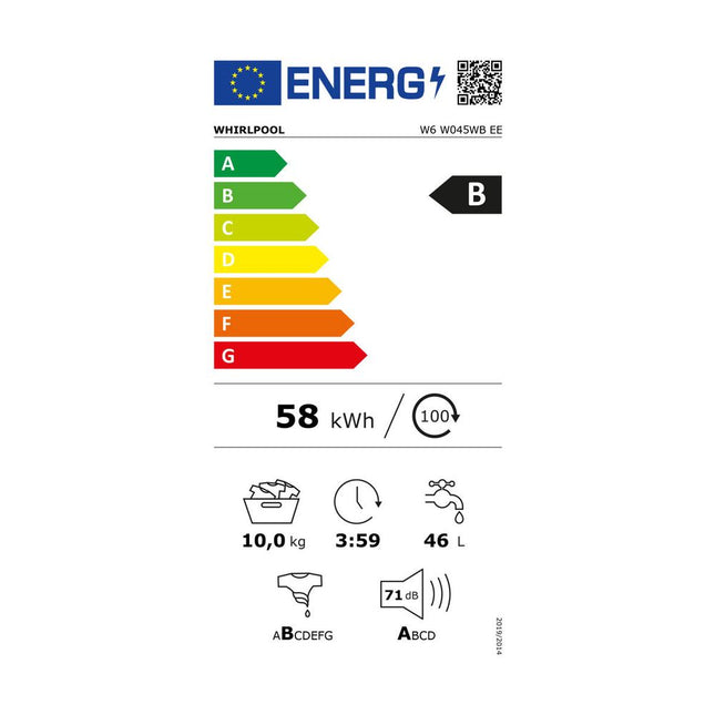 Whirlpool W6 W945SB EE Πλυντηρίων Ρούχων