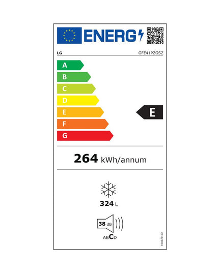 LG THOR GFE41PZGSZ Platinum Silver Καταψύκτης Κάθετος