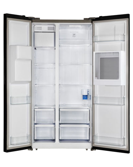 Morris B74558ESN Black Glass Ψυγείο - Ντουλάπα