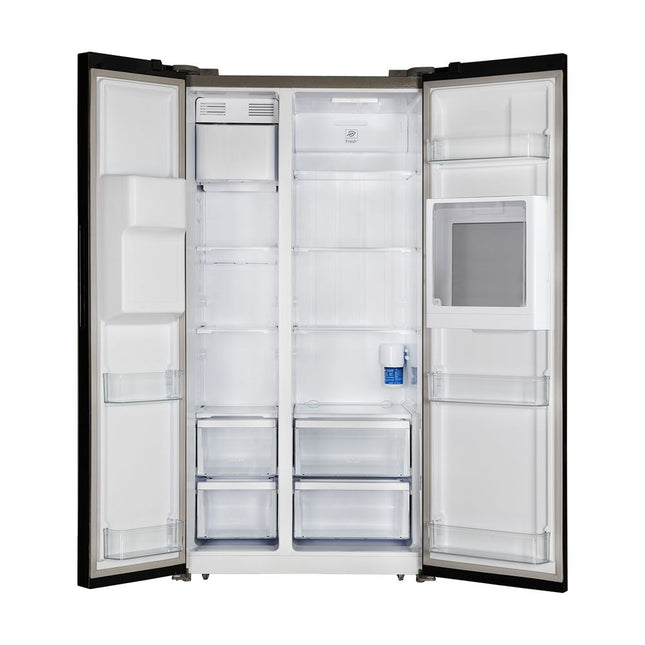Morris B74558ESN Black Glass Ψυγείο - Ντουλάπα