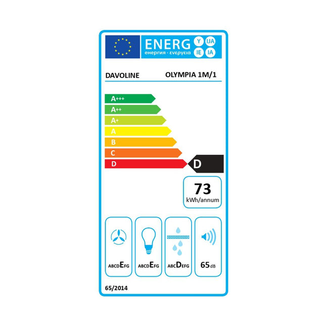 Davoline Olympia 2.0 260 BR Απορροφητήρας Απλός