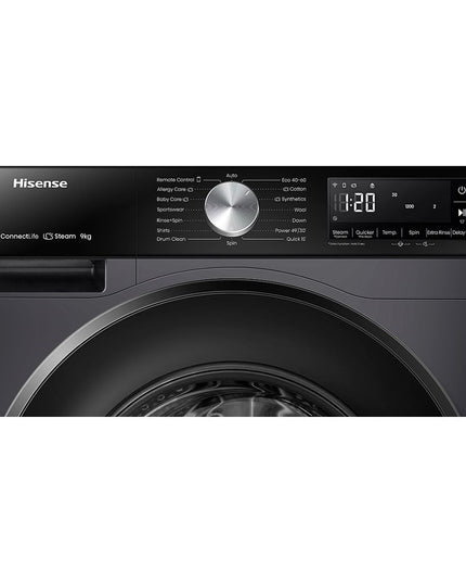 Hisense WF3S9043BB3 Black Πλυντήριο Ρούχων