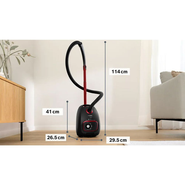 Bosch BGL41POW2H Black Ηλεκτρική Σκούπα