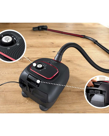 Bosch BGL41POW2H Black Ηλεκτρική Σκούπα