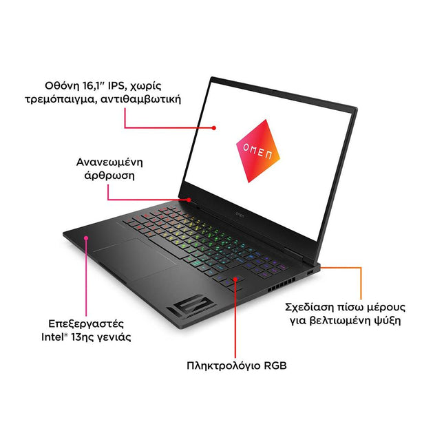 HP OMEN 16-wd0001nv i7-13620H/16GB/1TB RTX 4060 8GB Laptop