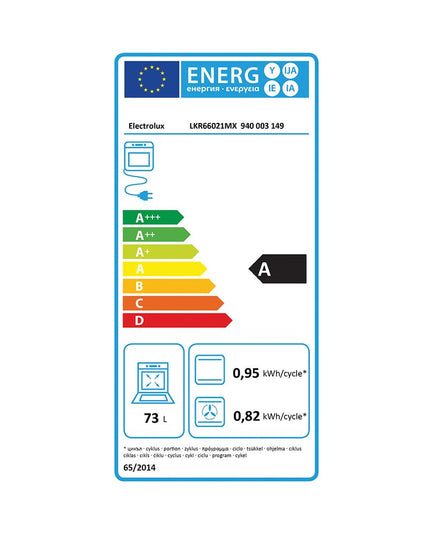 Electrolux LKR66021MX Inox Κουζίνα Κεραμική