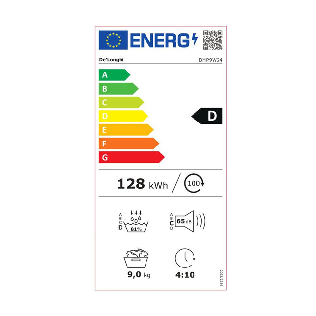 Delonghi DHP9W24 Στεγνωτήριο