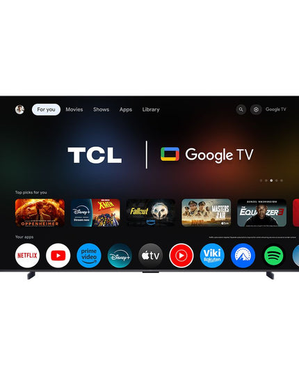 TCL QD Mini-LED 85C6K 85" Τηλεόραση 4K Google TV