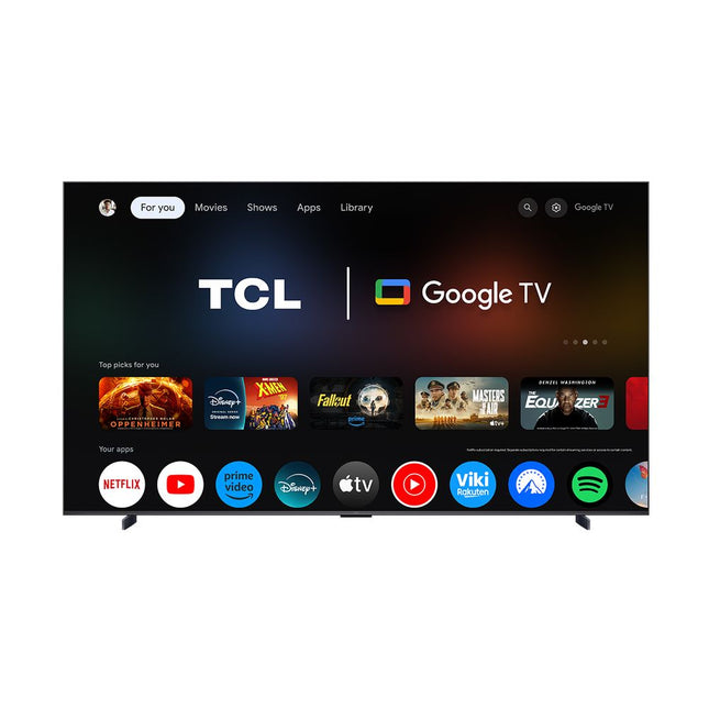 TCL QD Mini-LED 85C6K 85" Τηλεόραση 4K Google TV