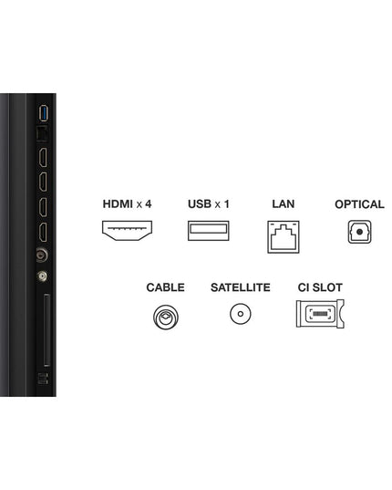 TCL QD Mini-LED 85C6K 85" Τηλεόραση 4K Google TV