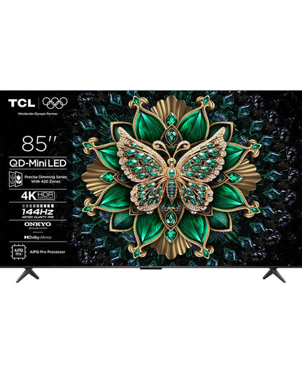 TCL QD Mini-LED 85C6K 85" Τηλεόραση 4K Google TV