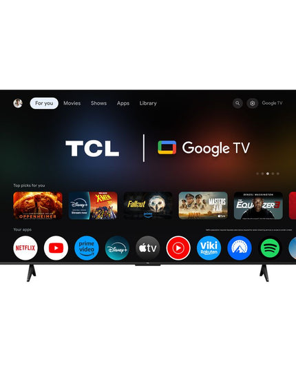 TCL LED 65V6C 65" Τηλεόραση Google TV 4K
