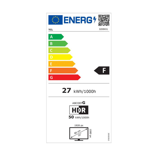 TCL QLED 32S5K 32" Τηλεόραση Android Full HD