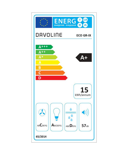 Davoline Eco GR - X 60 Απορροφητήρας Συρόμενος
