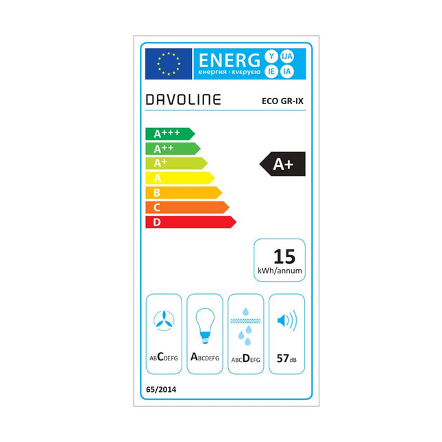 Davoline Eco GR - X 60 Απορροφητήρας Συρόμενος