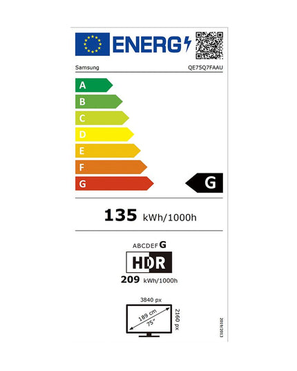 Samsung QLED QE75Q7FA 75" AI TV