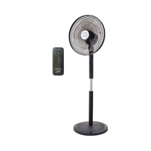 Juro Pro Jet DC + LED Grey Metal Ανεμιστήρας Δαπέδου