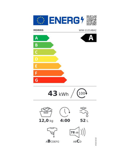 Morris WIW-11214BA2 Πλυντήριο Ρούχων
