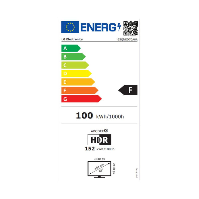 LG QNED 65QNED70A6 65" AI TV Smart TV 4K