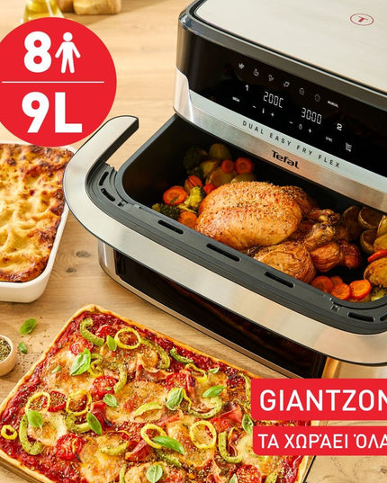 Tefal Dual Easy Fry Flex EY922DE0 Φριτέζα Αέρα