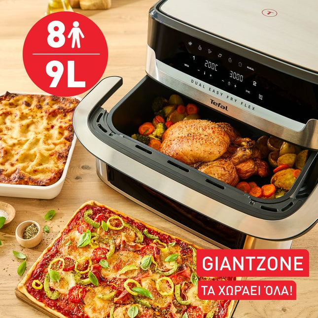 Tefal Dual Easy Fry Flex EY922DE0 Φριτέζα Αέρα