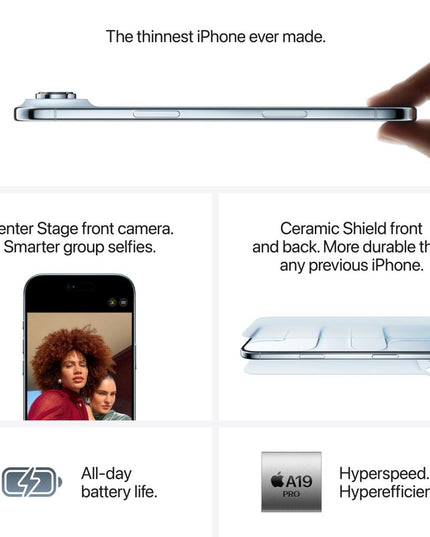 Apple iPhone Air 256GB Cloud White Κινητό Smartphone