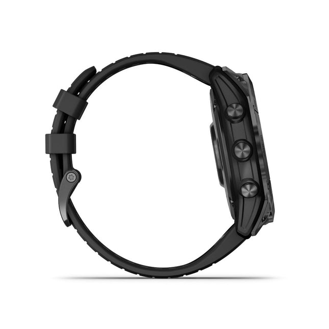 Garmin Fenix 7X Pro Sapphire Solar Titanium Carbon Gray DLC & Black SmartWatch